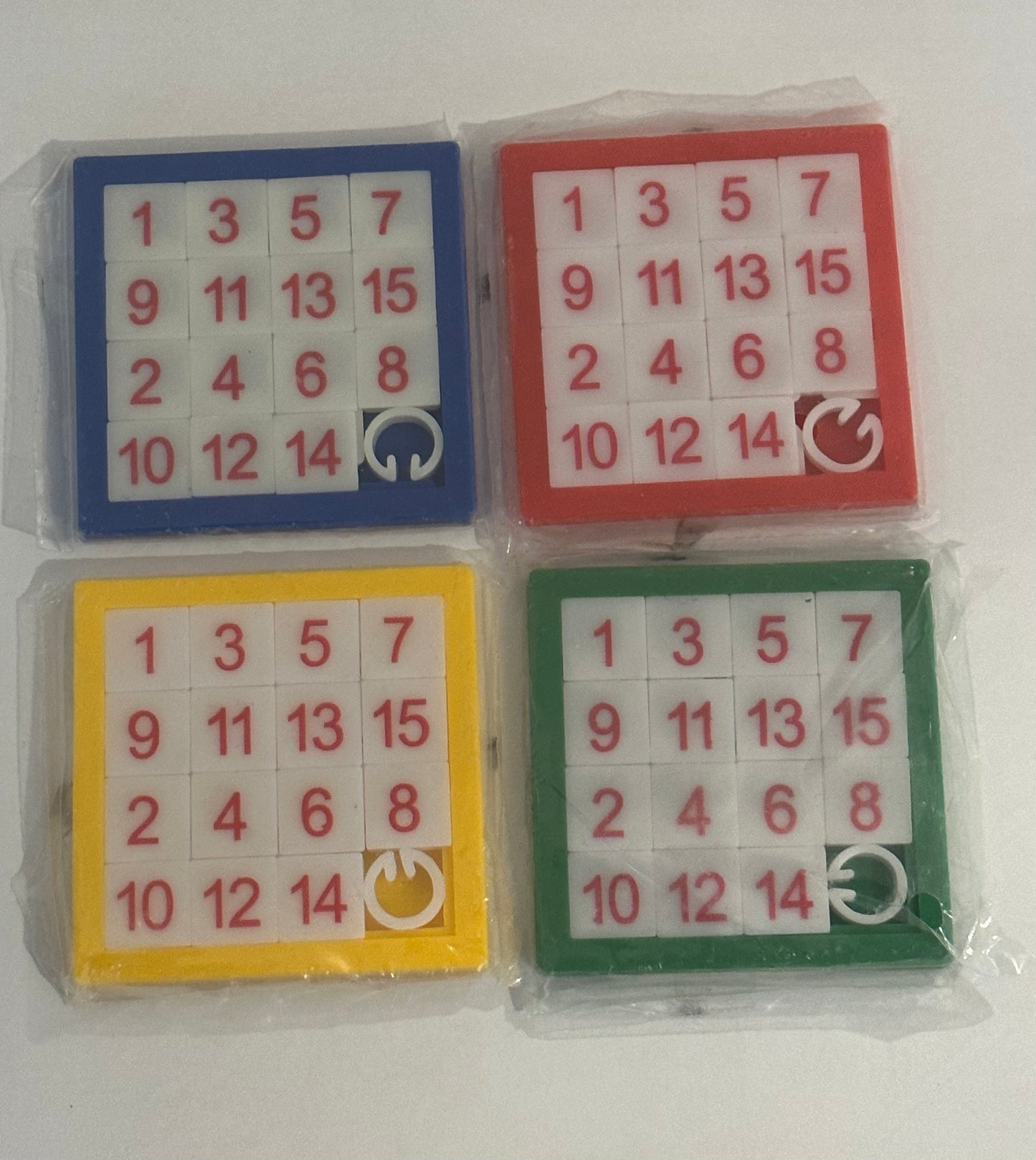 Slide Number Puzzle (Choose From 4 Colours) - BUY 2 GET 1 FREE