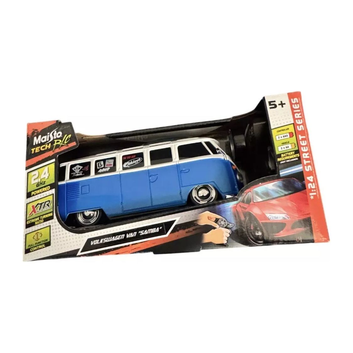 1:24 RC VW Volkswagen Campervan Van Samba 2.4GHZ