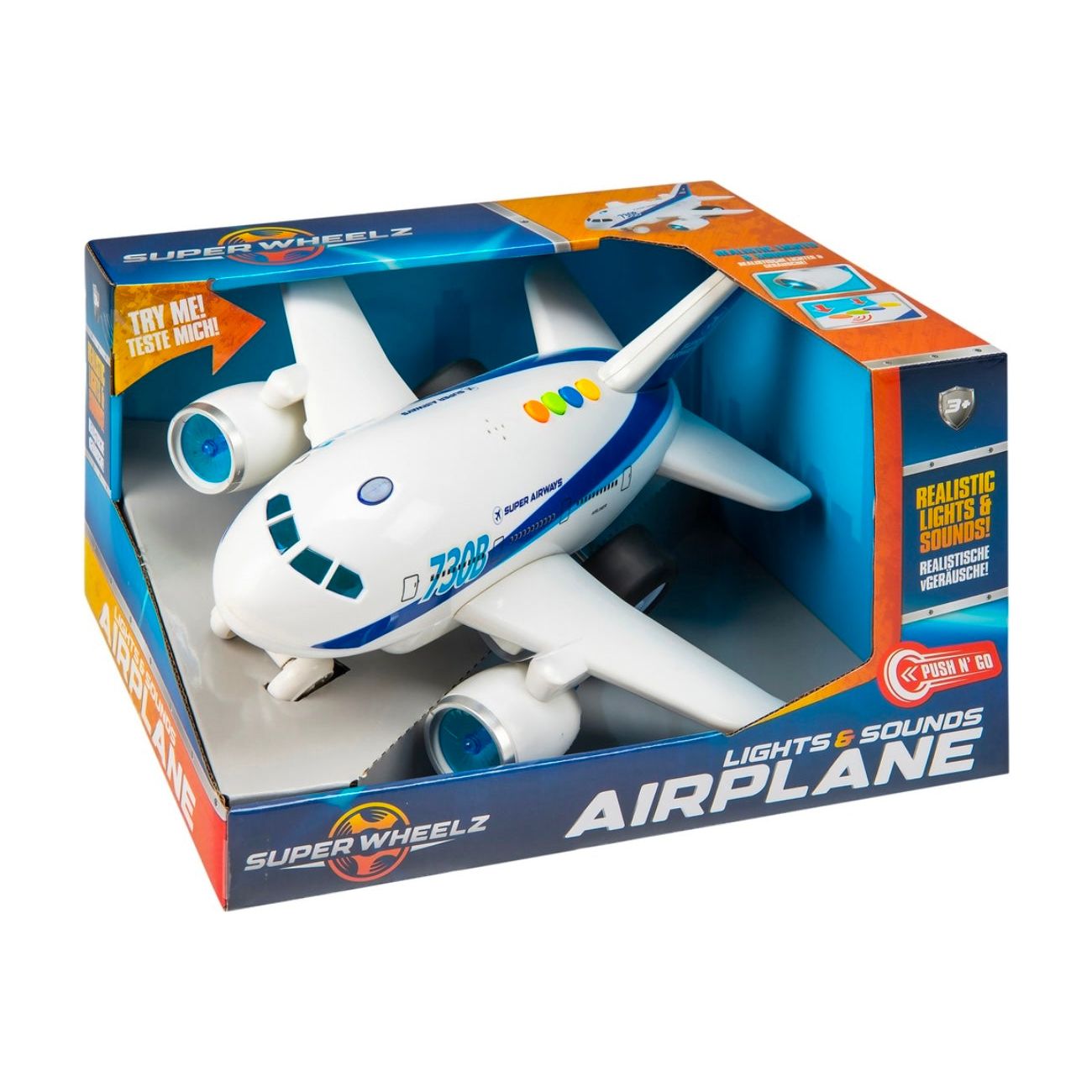 Airplane With Lights & Sounds