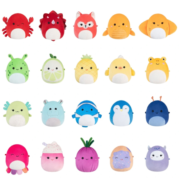 Original Squishmallows Micromallows Plush 20 Pack