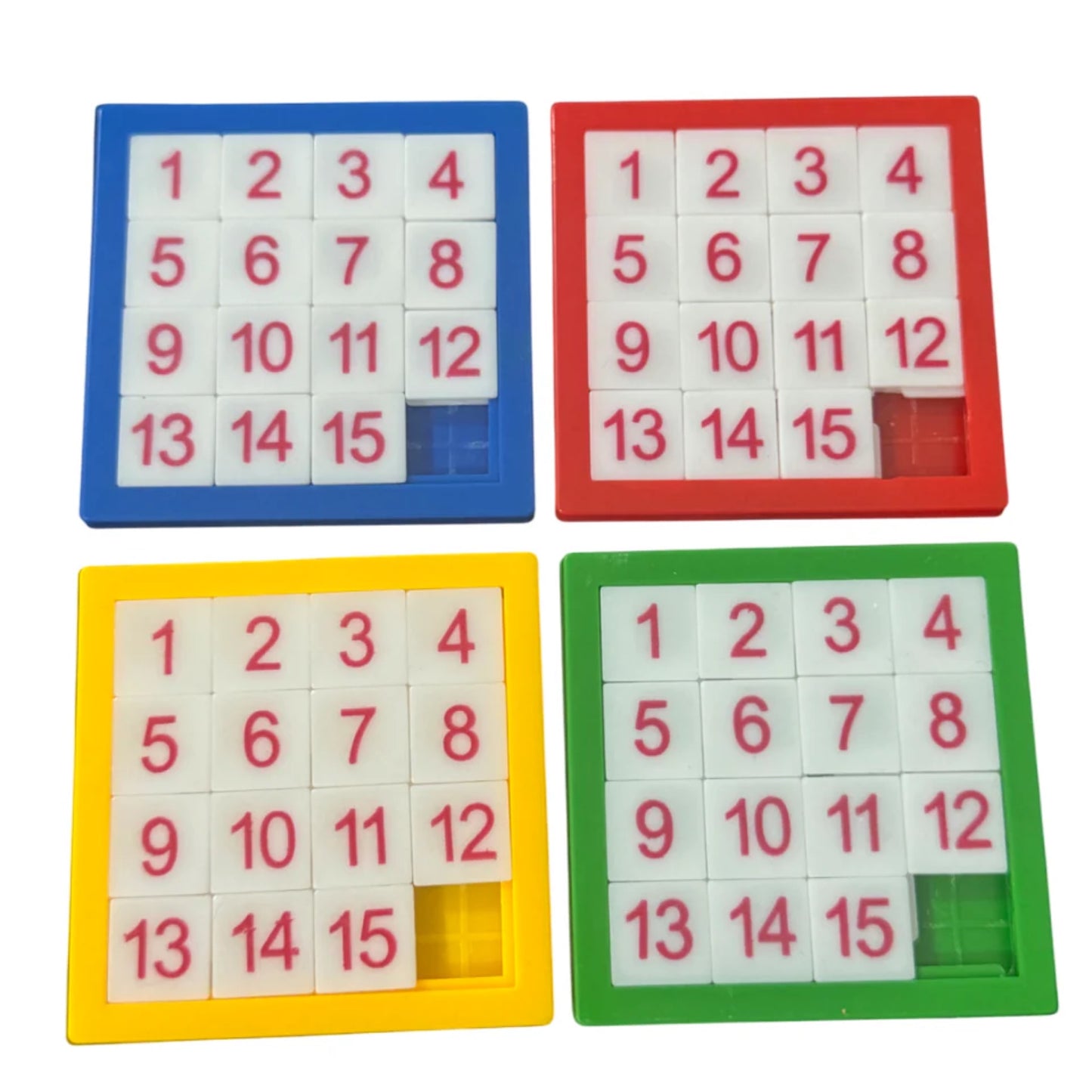 Slide Number Puzzle (Choose From 4 Colours) - BUY 2 GET 1 FREE
