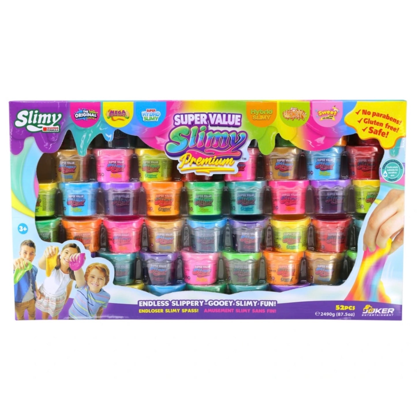 52 Pack Slimy Premium Super Value 2480g