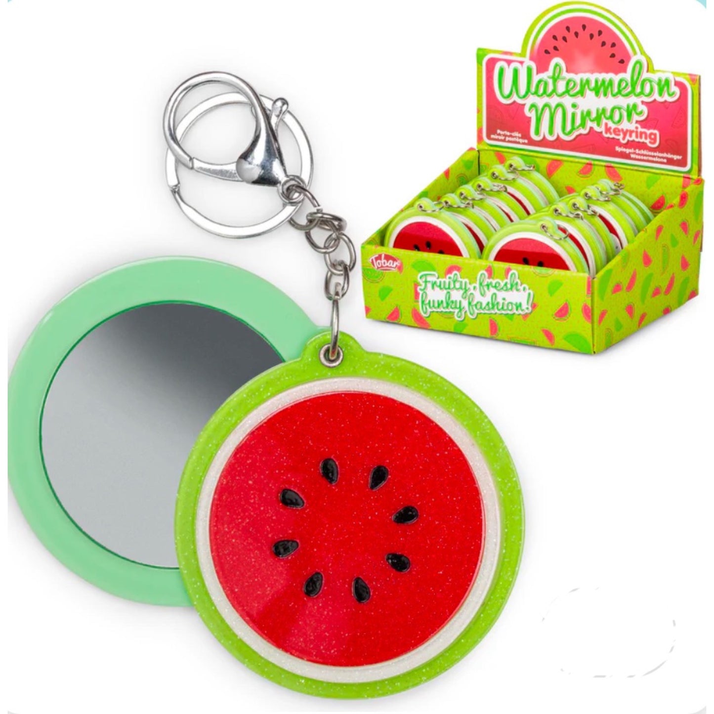 Watermelon Mirror Keyring - BUY 2 GET 1 FREE